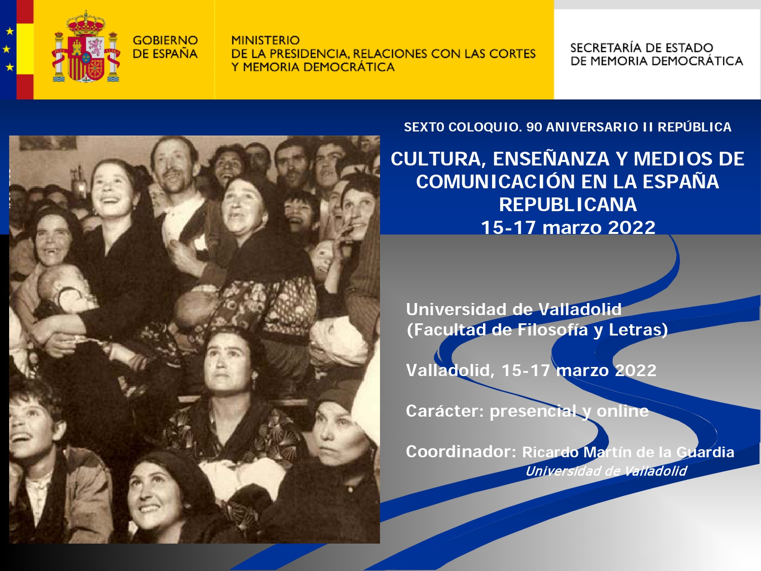 Sexto Coloquio 90 Aniversario de la II República